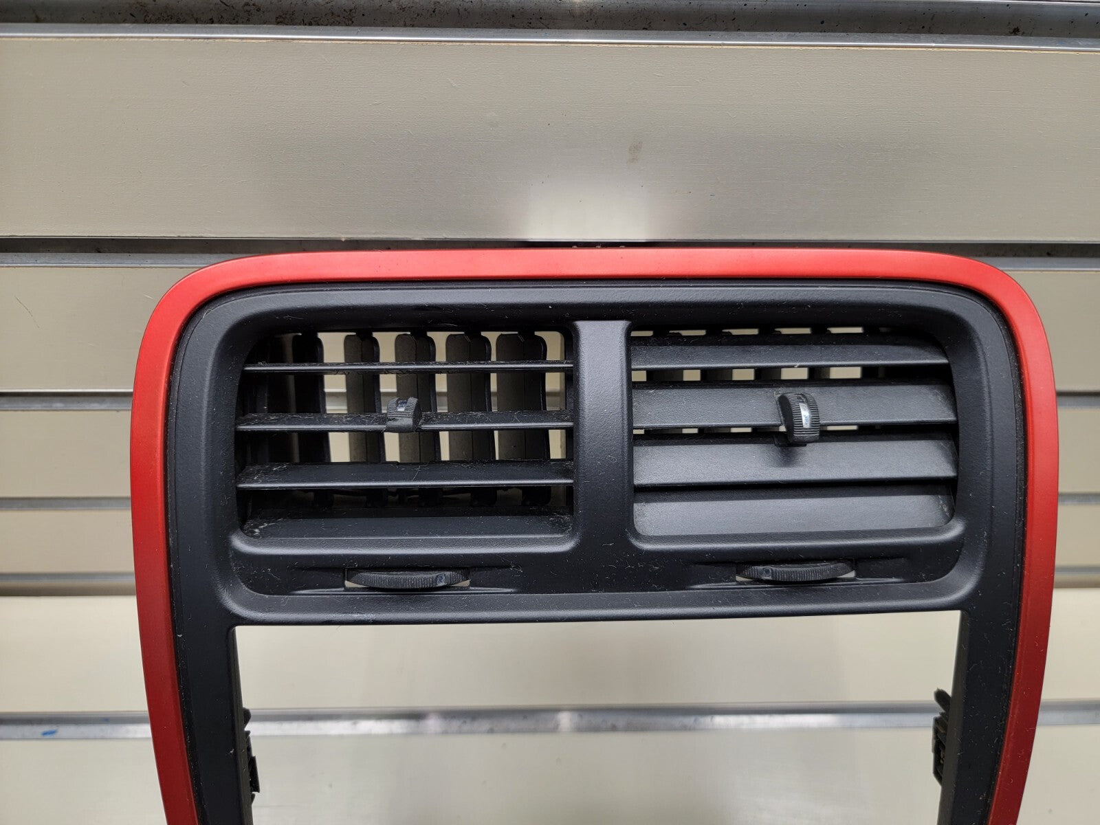 🔥2010-2012 Dodge Caliber Center Dash Radio Bezel Trim Panel red