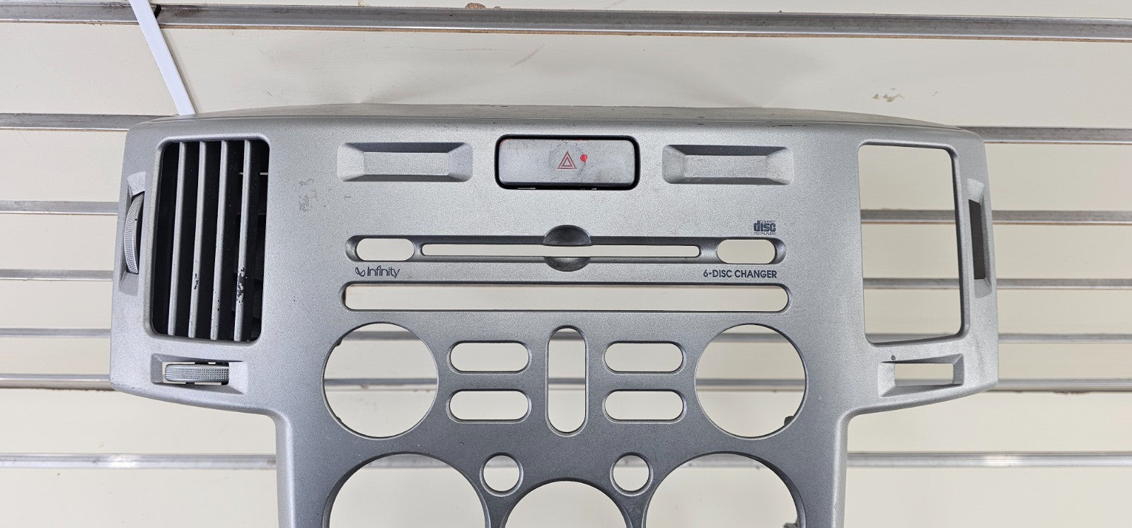 🔥06-08 ENDEAVOR Dash Center Radio Stereo Climate Trim Panel Bezel Silver OEM