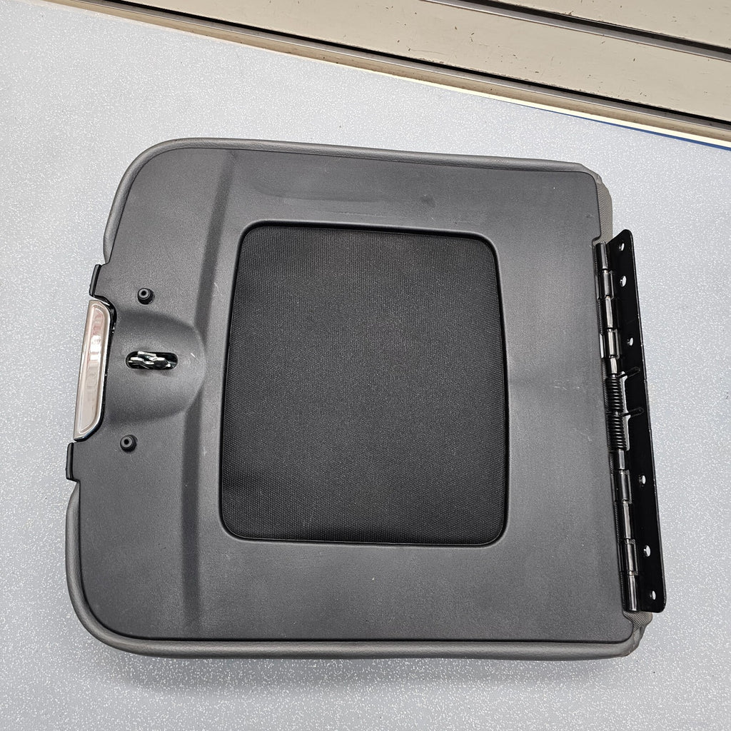 🔥13-18 Dodge Ram Center Console Lid Armrest Leather Cover Top Pad Assembly Gray
