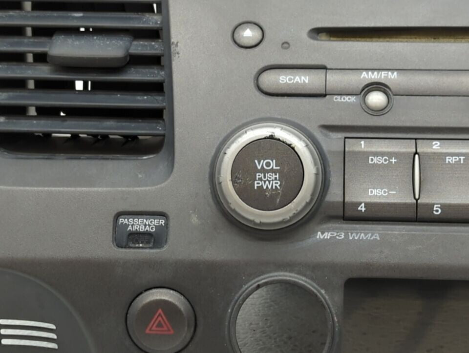 🔥06-11 Honda Civic Front Dash AM FM CD Player Radio Receiver OEM