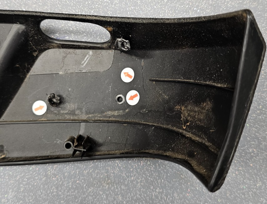 🔥05-08 Mustang Front Left Driver Seat Trim Switch Bezel Shield Assembly Black