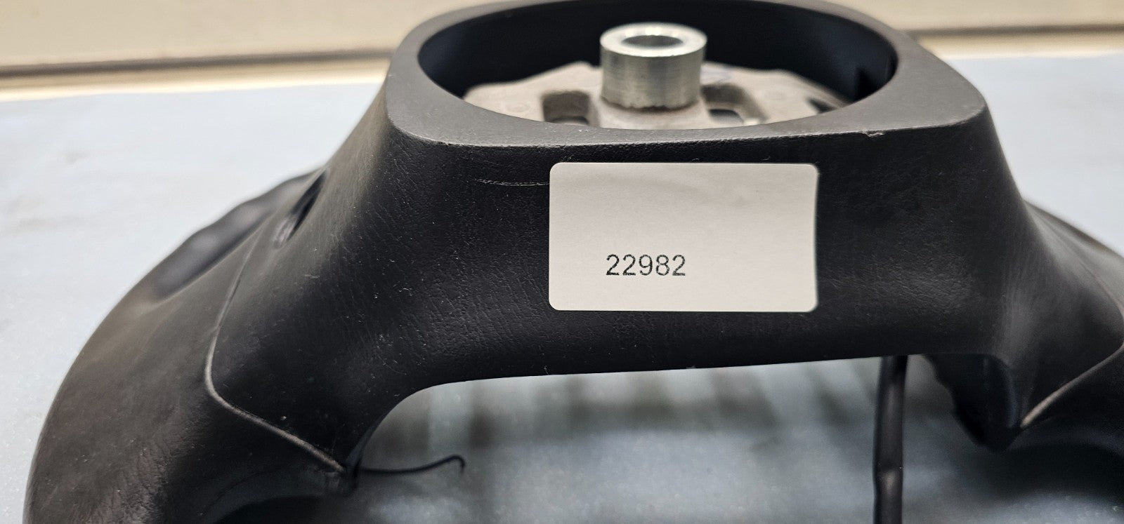 🔥97-03 Ford F150 F250 Expedition Leather Steering Wheel Cruise Cover Black OEM