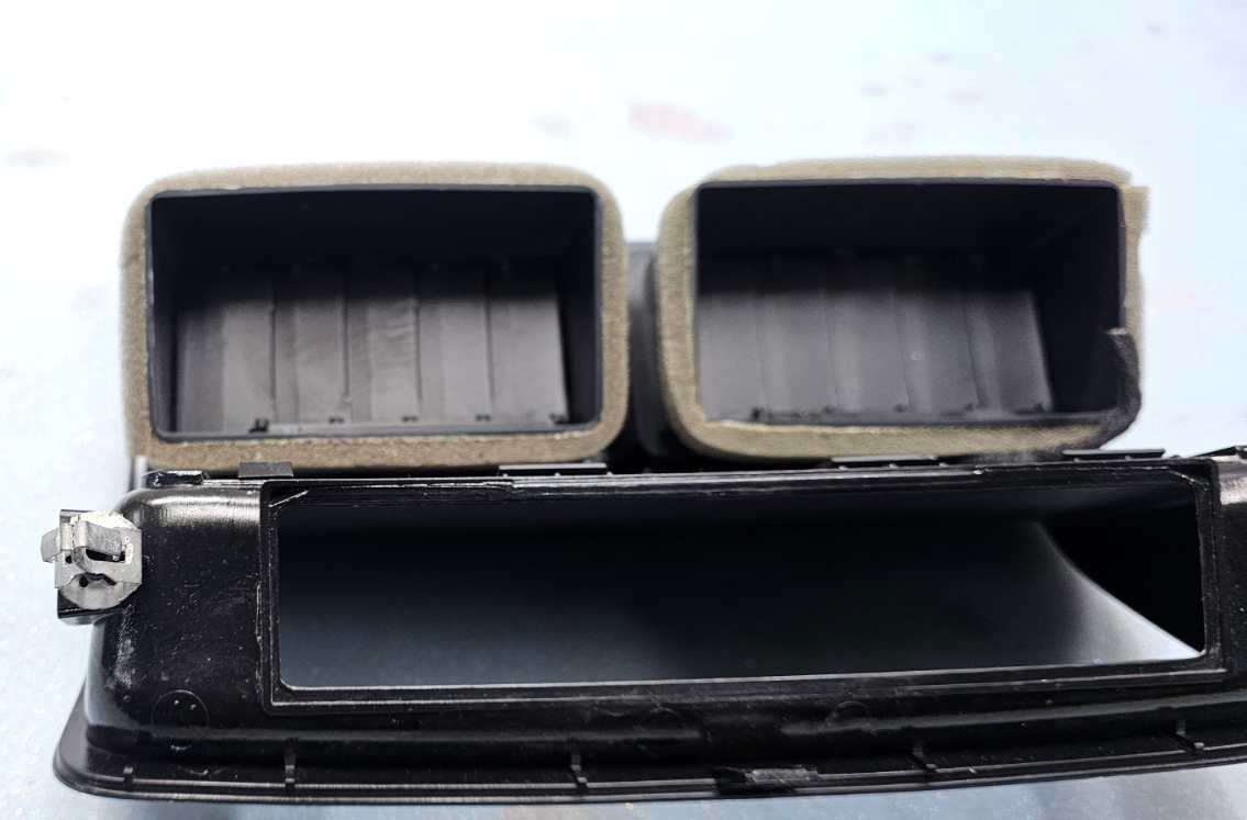 🔥08-12 ESCAPE MARINER TRIBUTE CENTER DASH BEZEL TRIM A/C AIR VENTS BLACK OEM
