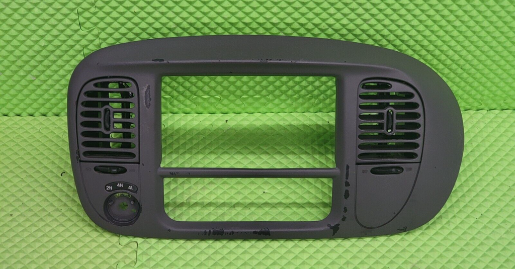 🔥97-03 Ford F150 Center Dash Radio Climate BEZEL Trim Panel Line GRAY B1