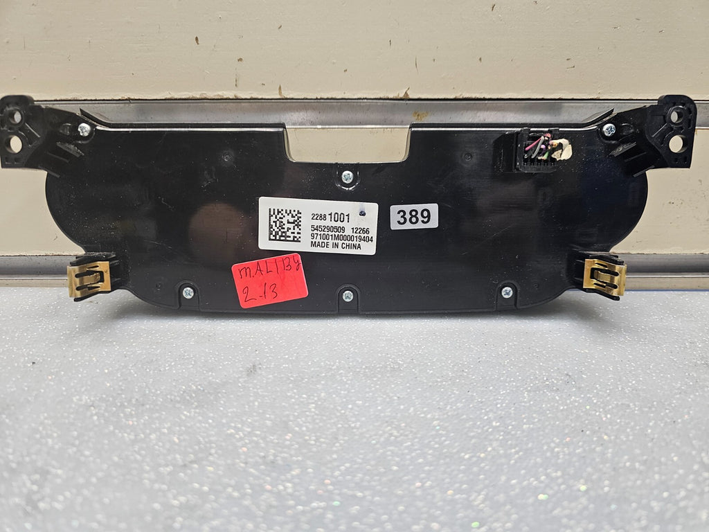 🔥13-15 Chevrolet Malibu Dash Front Center AM FM Radio Control Panel OEM