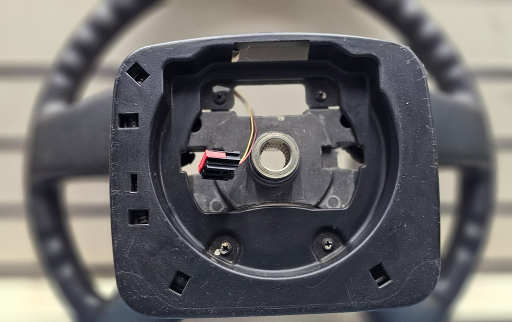 🔥2004-2008 Ford F-150 Leather Wrapped Steering Wheel OEM CONTROL SWITCH BLACK