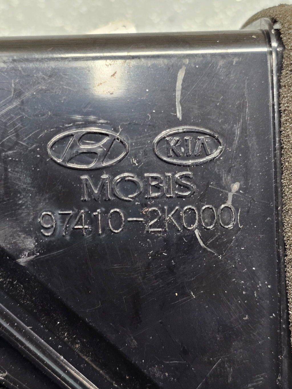 10-13 Kia Soul Dash Center Left Driver Air Vent Conditioner Heater Filter Black