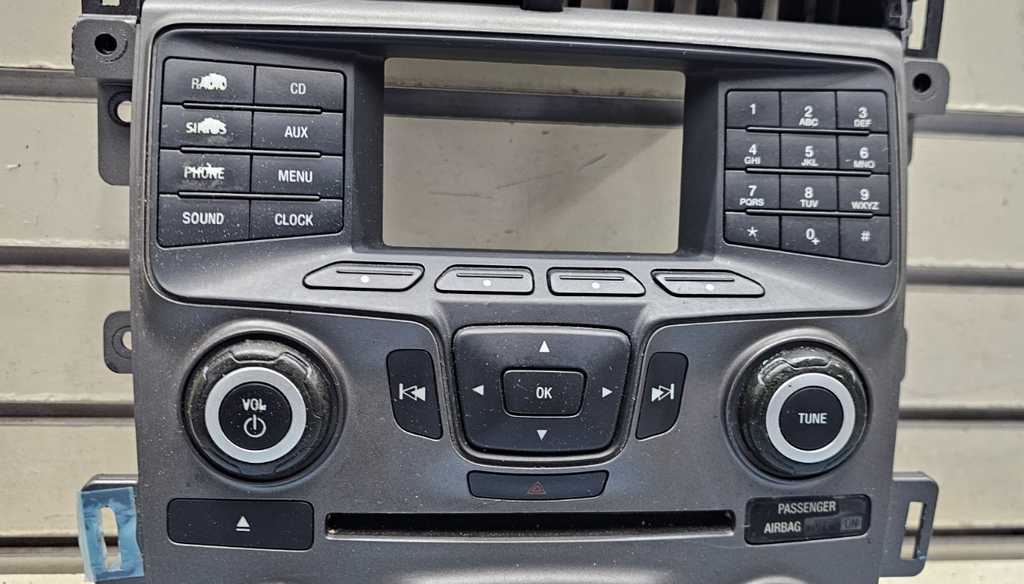🔥11-14 EDGE RADIO STEREO AUDIO CLIMATE HEATER BEZEL INSTRUMENT PANEL SILVER