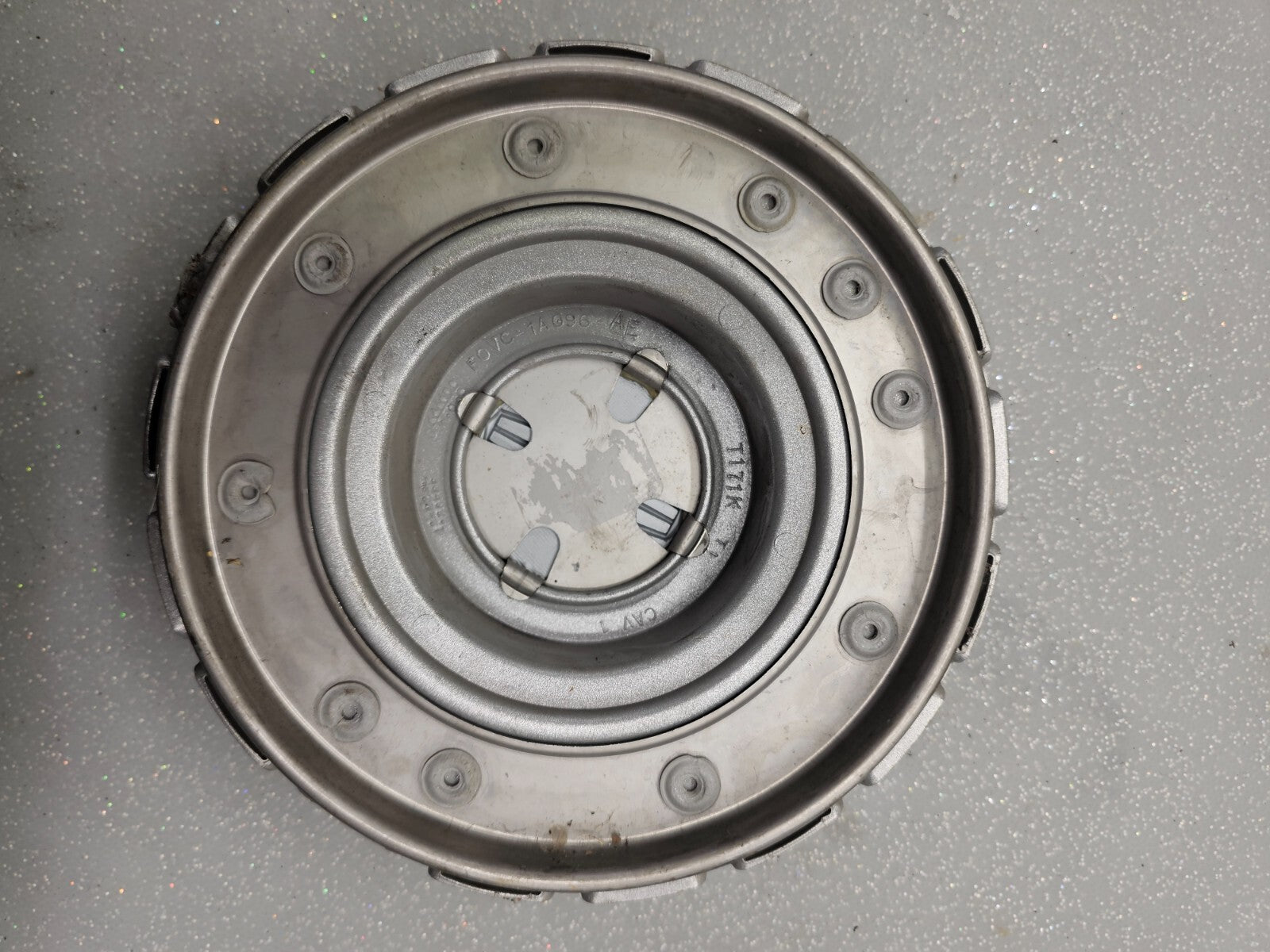 90-97 LINCOLN TOWN CAR FRONT REAR WHEEL TIRE COVER CENTER CAP HUB CAP SILVER OEM