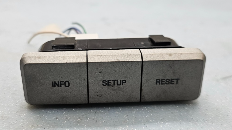🔥07-10 LINCOLN MKZ MKX DASH INFO SETUP RESET CONTROL SWITCH ASSEMBLY SILVER OEM