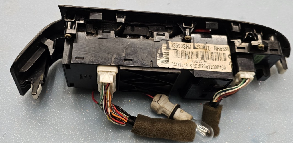 🔥05-10 Honda Odyssey Left Driver Door Power Window Switch LH Push Pull Silver
