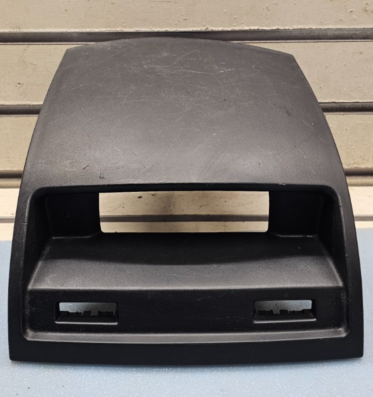 04-08 Mitsubishi Galant Dash Center Clock Bezel Trim Cover Panel Interior Black