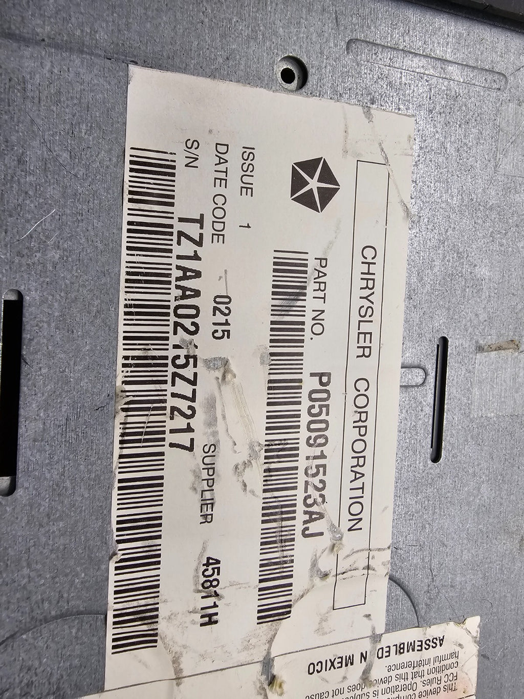 🔥2004-2010 Jeep Dodge Chrysler Front Dash Radio AM FM CD Aux Input OEM