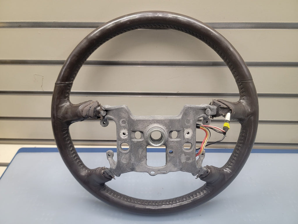 🔥2006-2011 CADILLAC DTS STEERING WHEEL Leather Black