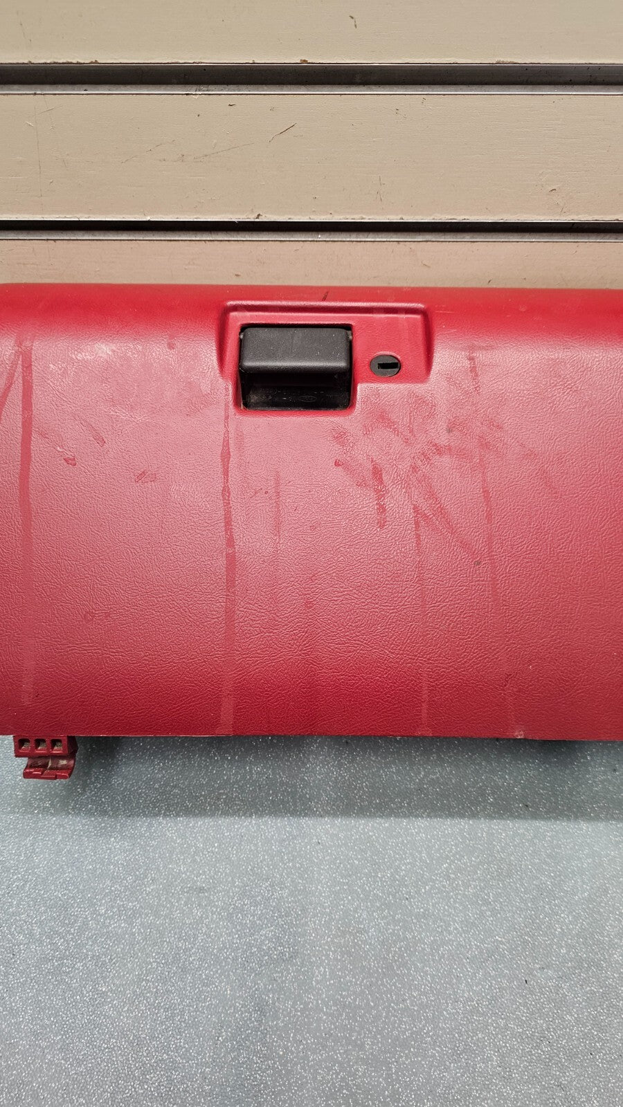 🔥92-96 F150 F250 F350 Bronco Dash Glove Box Storage Compartment Assembly RED