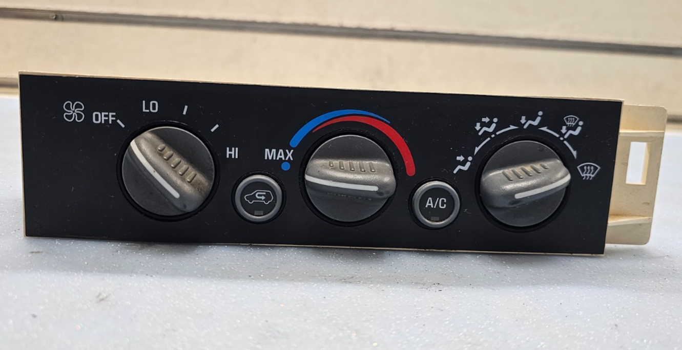 🔥96-00 Chevy C/K Yukon Dash A/C AC Heater Climate Temperature Control Black