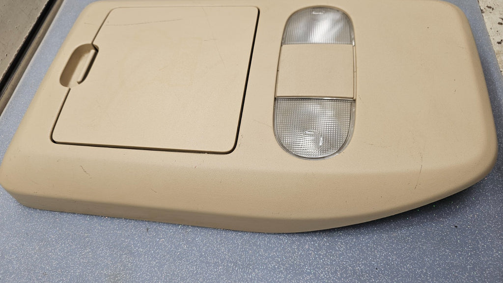 🔥04-08 Ford F-150 F150 Overhead Console DOME Light Lamp Roof Storage Tan