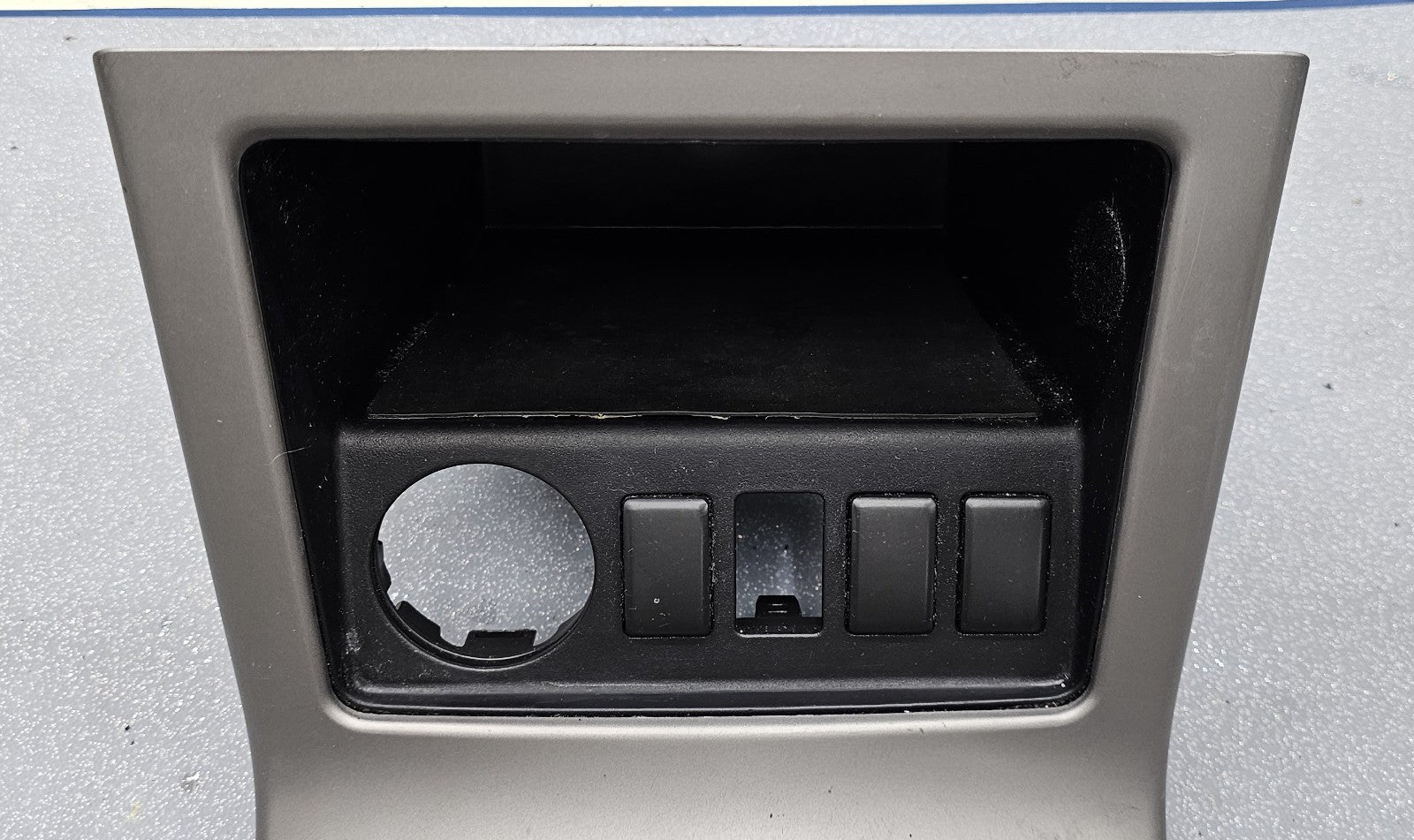 🔥05-12 NISSAN PATHFINDER CENTER CONSOLE SHIFTER SHIFT STORAGE BEZEL TRIM SILVER