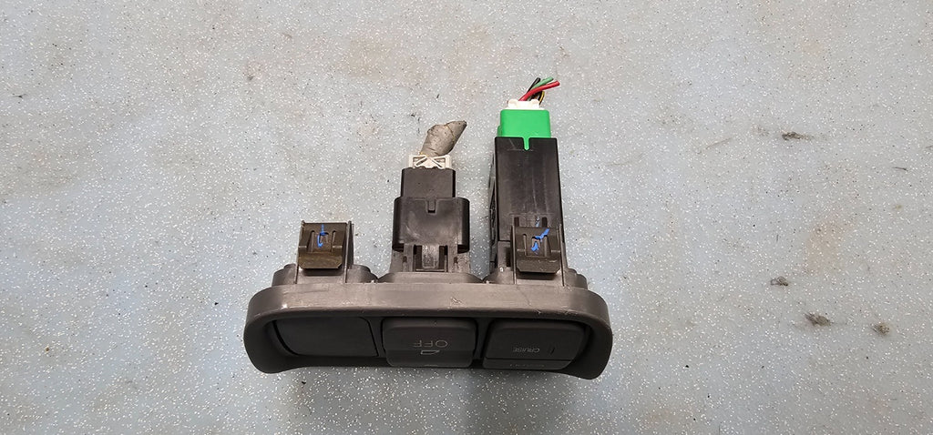 🔥03-08 Honda Pilot cruise control & light on/off switch with trim GRAY OEM