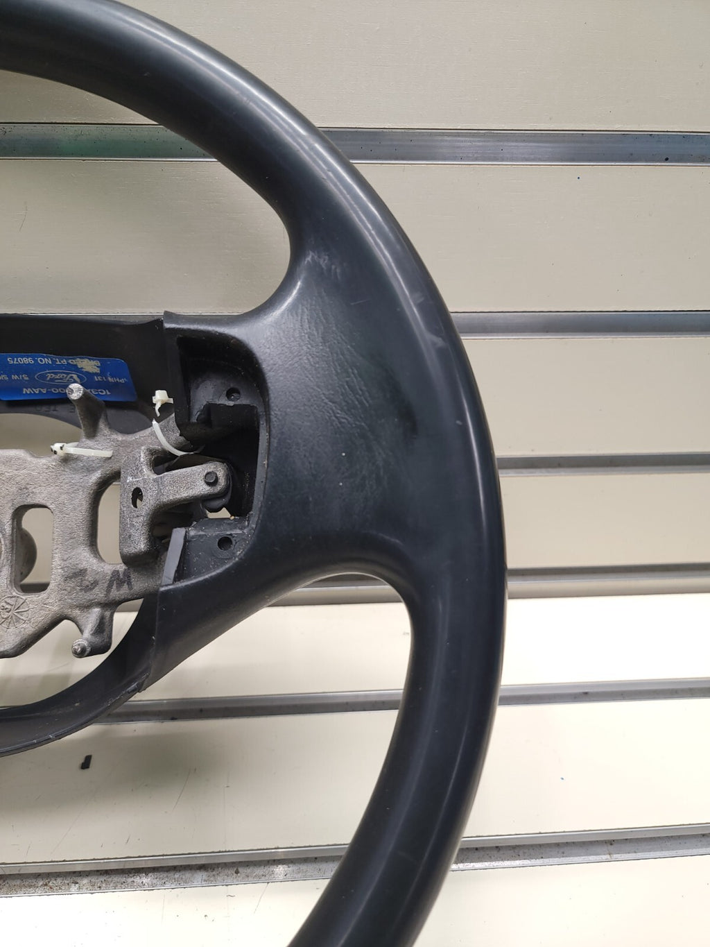 🔥1997-2003 Ford F-150 Leather Steering Wheel Cruise Dash black