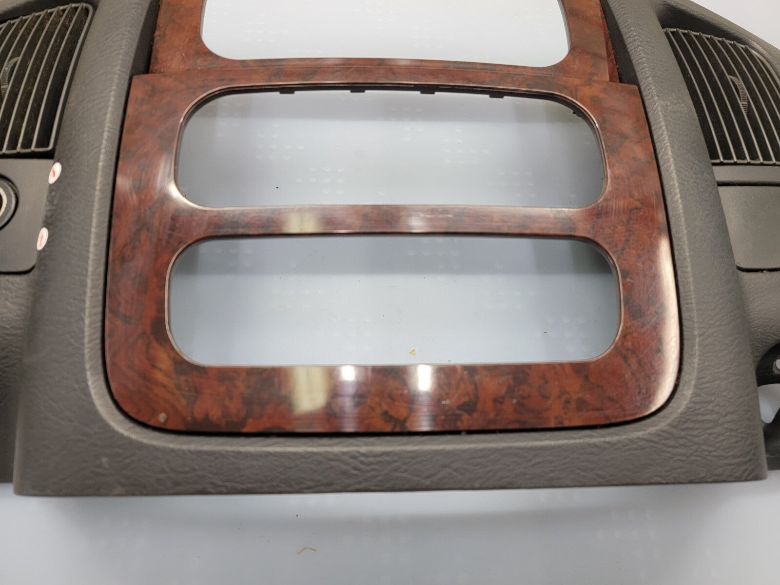 🔥2002-2005 Dodge Ram Climate Radio Control A/C Heat Dash Vents WOODGRAIN Bezel