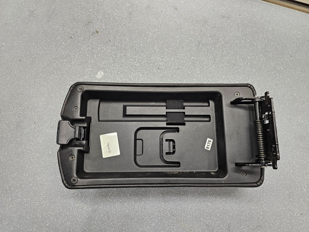 🔥08-13 Rogue Front Center Console Storage Arm Rest Lid Cover Leather Black OEM