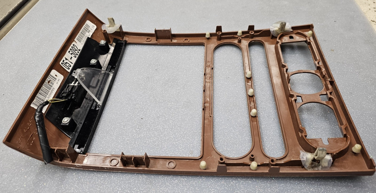 🔥04-08 Ford F150 Lariat Dash Radio Surround Bezel Trim Panel Woodgrain OEM