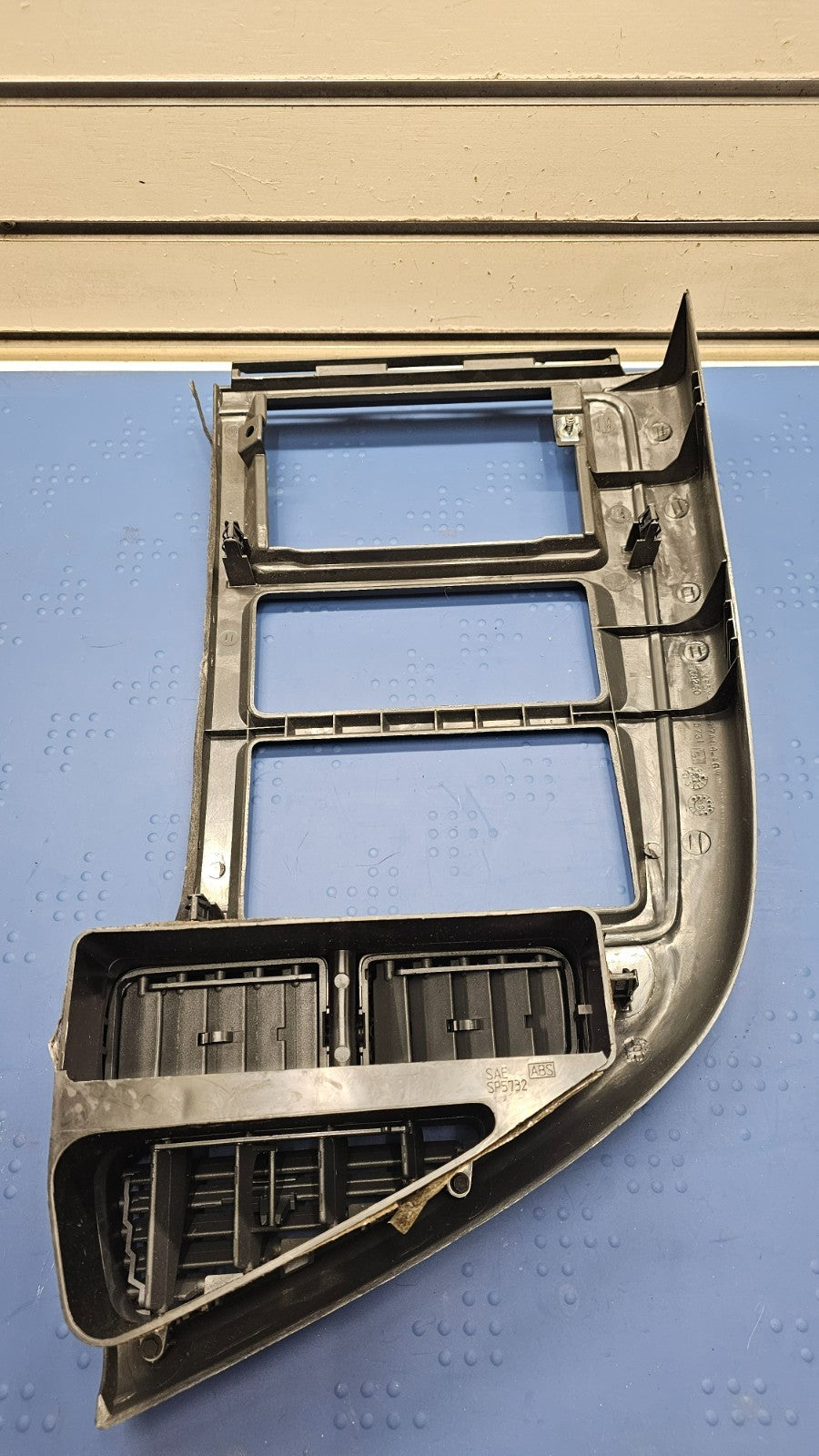 🔥99-02 NISSAN QUEST CENTER DASH RADIO CLIMATE CONTROL TRIM COVER PANEL SILVER