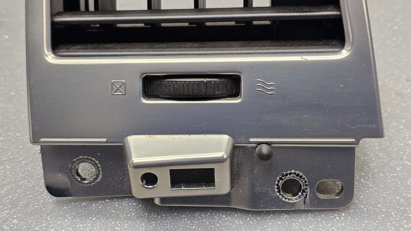 🔥09-12 LINCOLN MKS DASH LEFT DRIVER MASTER AIR VENT A/C AC HEATER PANEL SILVER
