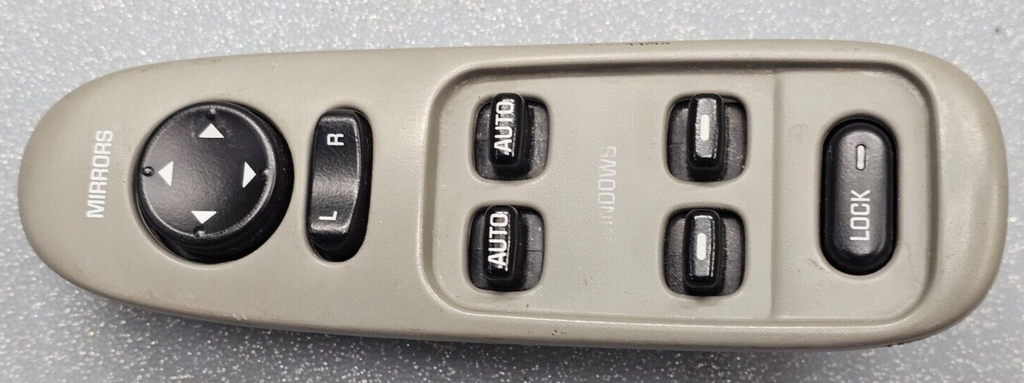 🔥00-05 Buick Lesabre Left Driver Master Power Window Switch Assembly Tan OEM