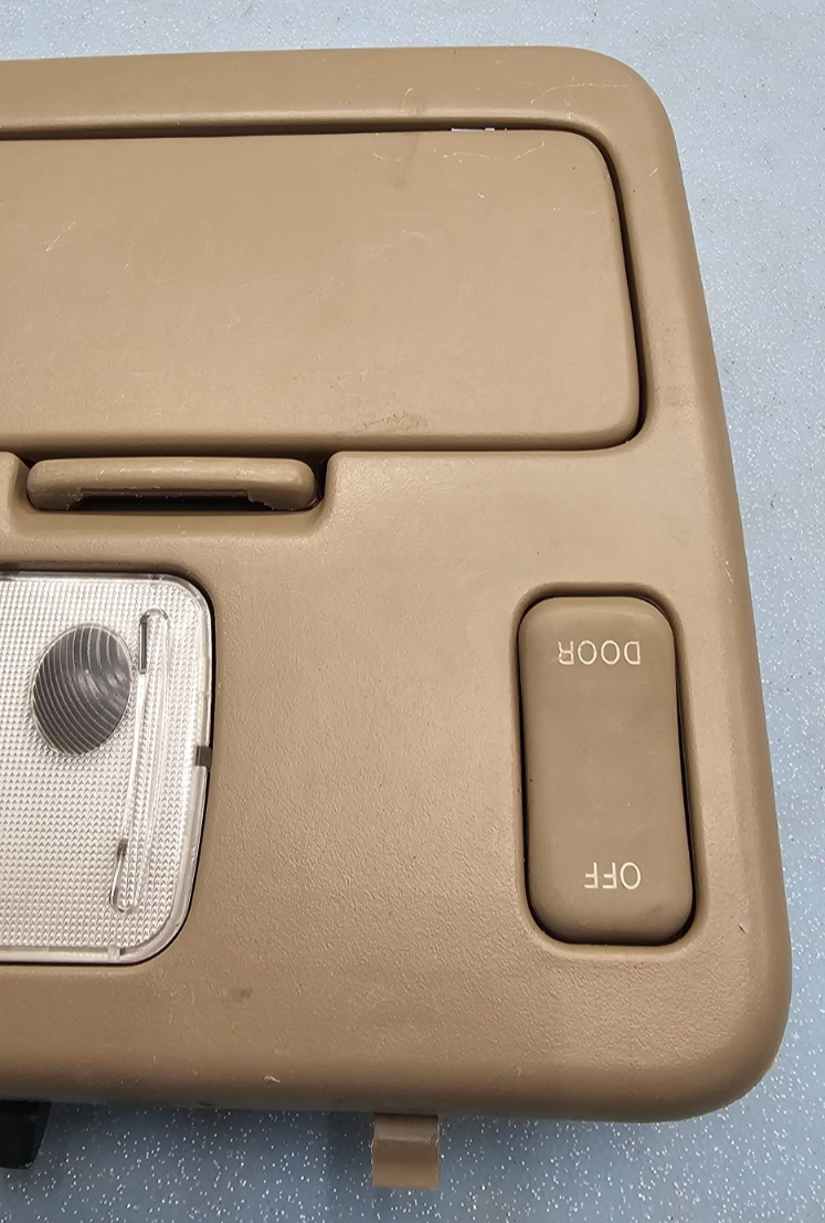 🔥98-06 Sienna Tundra Dome Map Light Overhead Console Sunglass Storage Tan OEM