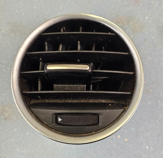 🔥2005-2009 AUDI A4 FRONT LEFT SIDE CONVERTIBLE DASH AIR VENT OEM SILVER/BLACK