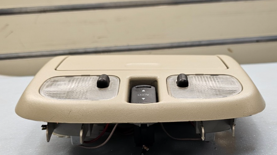 🔥10-12 Fusion Milan MKZ Overhead Console Dome Map Light Lamp Unit Storage TAN