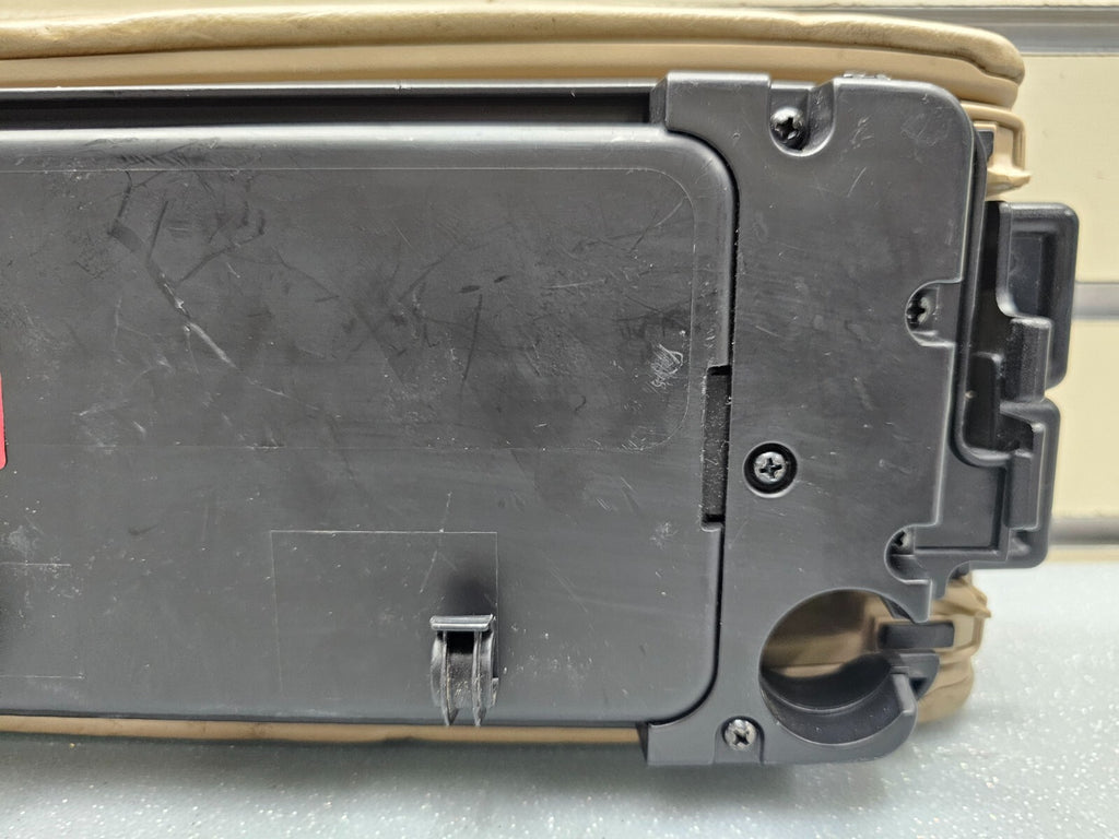 03-07 Honda ACCORD Acura TSX Center Console Armrest Storage Lid Leather Tan L22