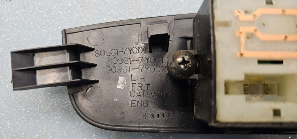 🔥04-08 Maxima Front Left Driver Master Power Window Switch Assembly Black