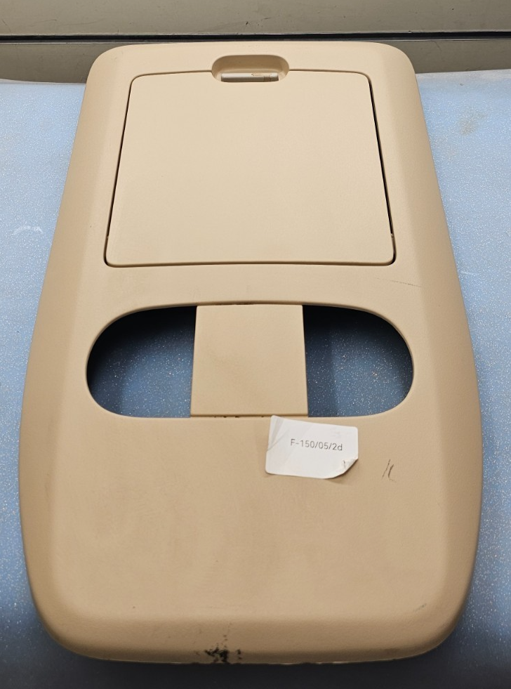 🔥04-08 Ford F-150 F150 Overhead Console DOME Light Lamp Roof🔴Storage TAN 09