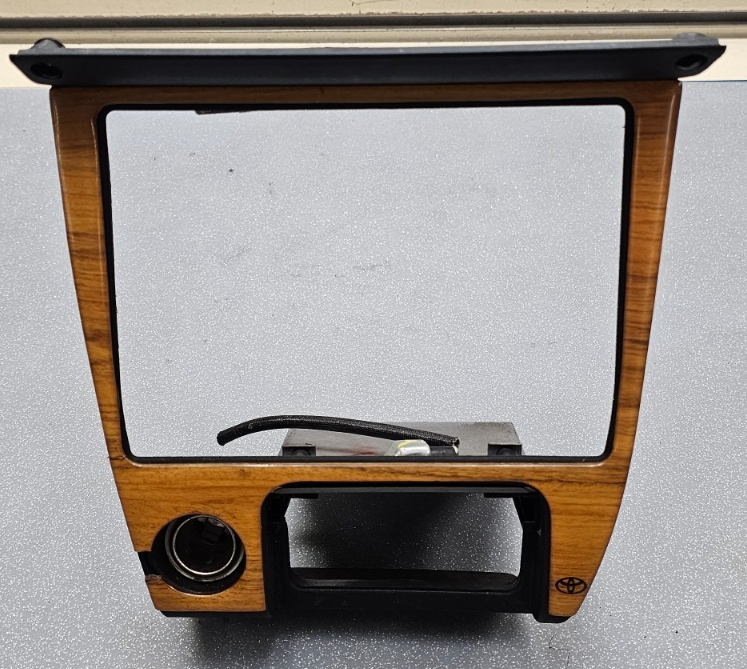 🔥93-97 TOYOTA COROLLA DASH CENTER ASH TRAY TRIM PANEL BEZEL INTERIOR WOOD OEM