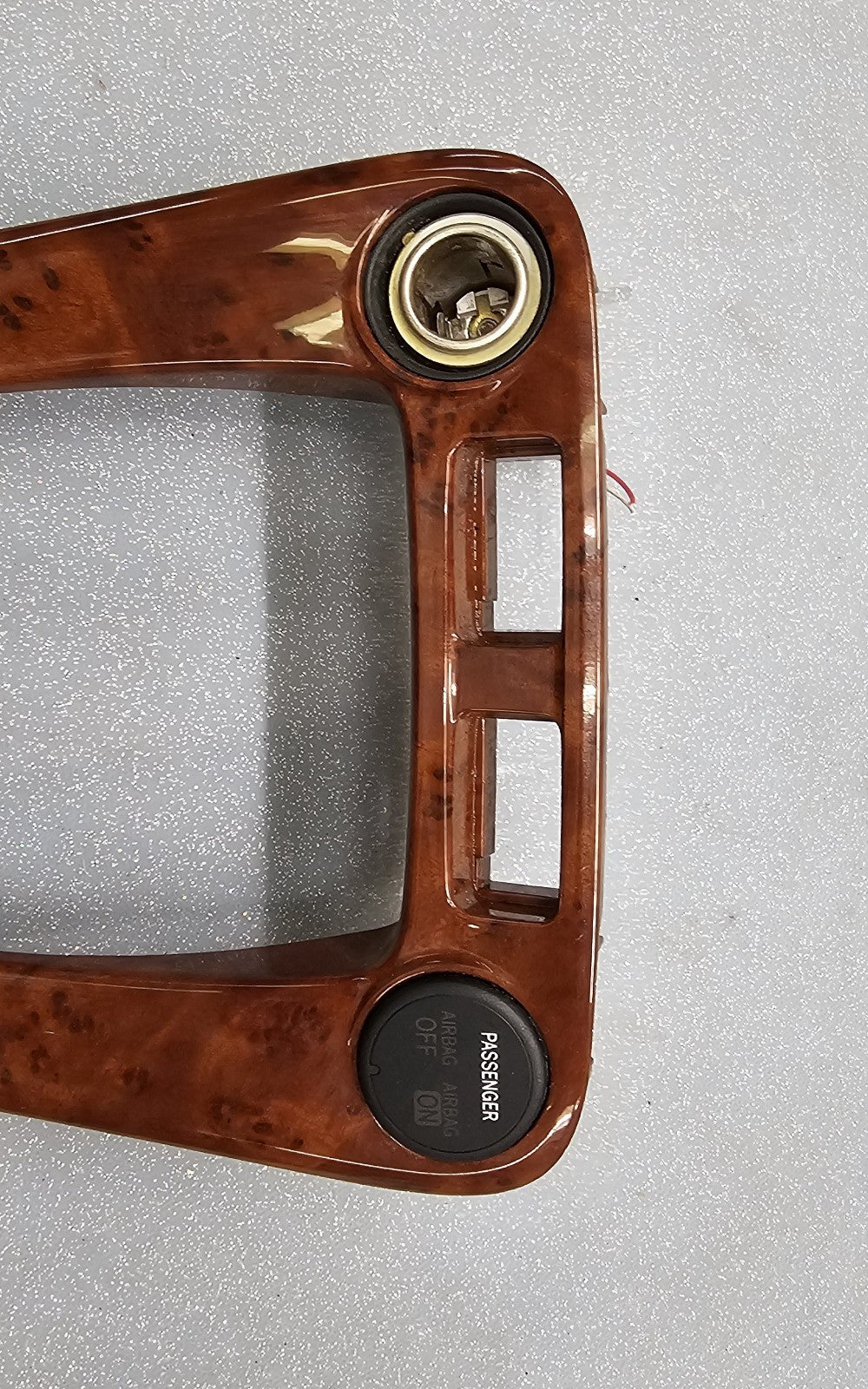 🔥03-07 Highlander Center Console Gear Transmission Shifter Bezel Panel Wood