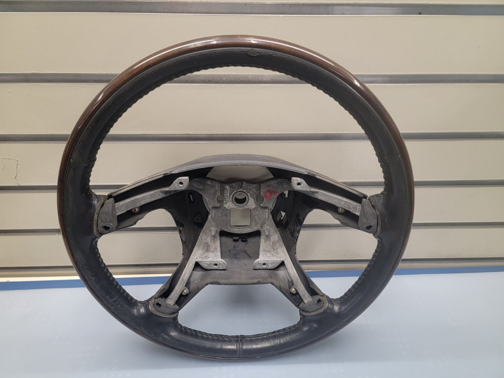 🔥07-14 Chevrolet Silverado Sierra Tahoe Yukon Leather Steering Wheel woodgrain