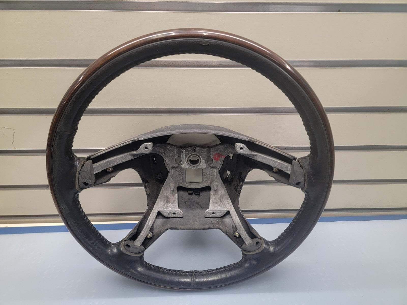 🔥07-14 Chevrolet Silverado Sierra Tahoe Yukon Leather Steering Wheel woodgrain
