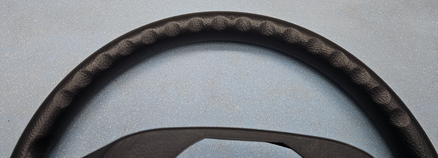 🔥06-12 TOYOTA RAV4 LEFT DRIVER STEERING COLUMN WHEEL COVER LEATHER BLACK OEM