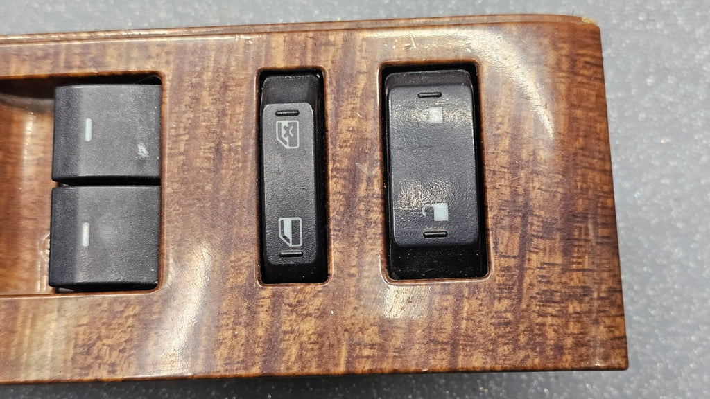 🔥06-10 EXPLORER MOUNTAINEER FRONT LEFT DRIVER MASTER WINDOW LOCK SWITCH WOOD