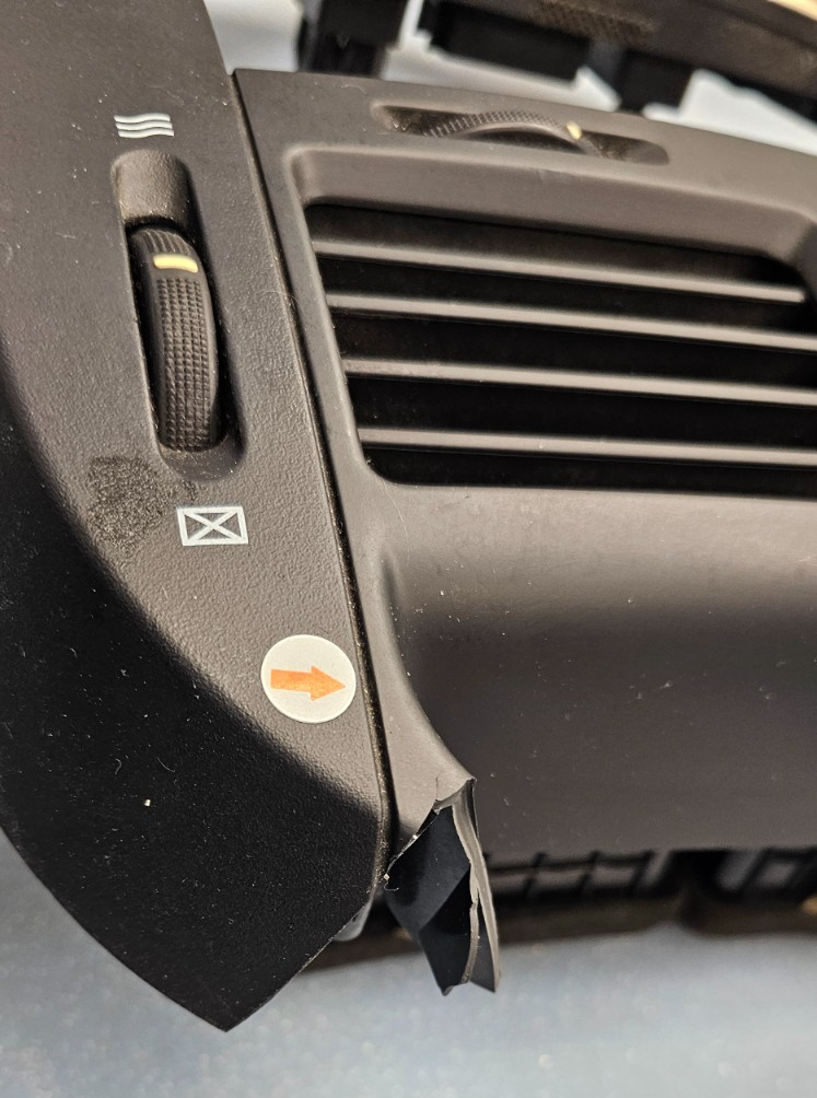 🔥07-09 Spectra Center Dash Radio Stereo Display Climate Trim Panel Bezel Black