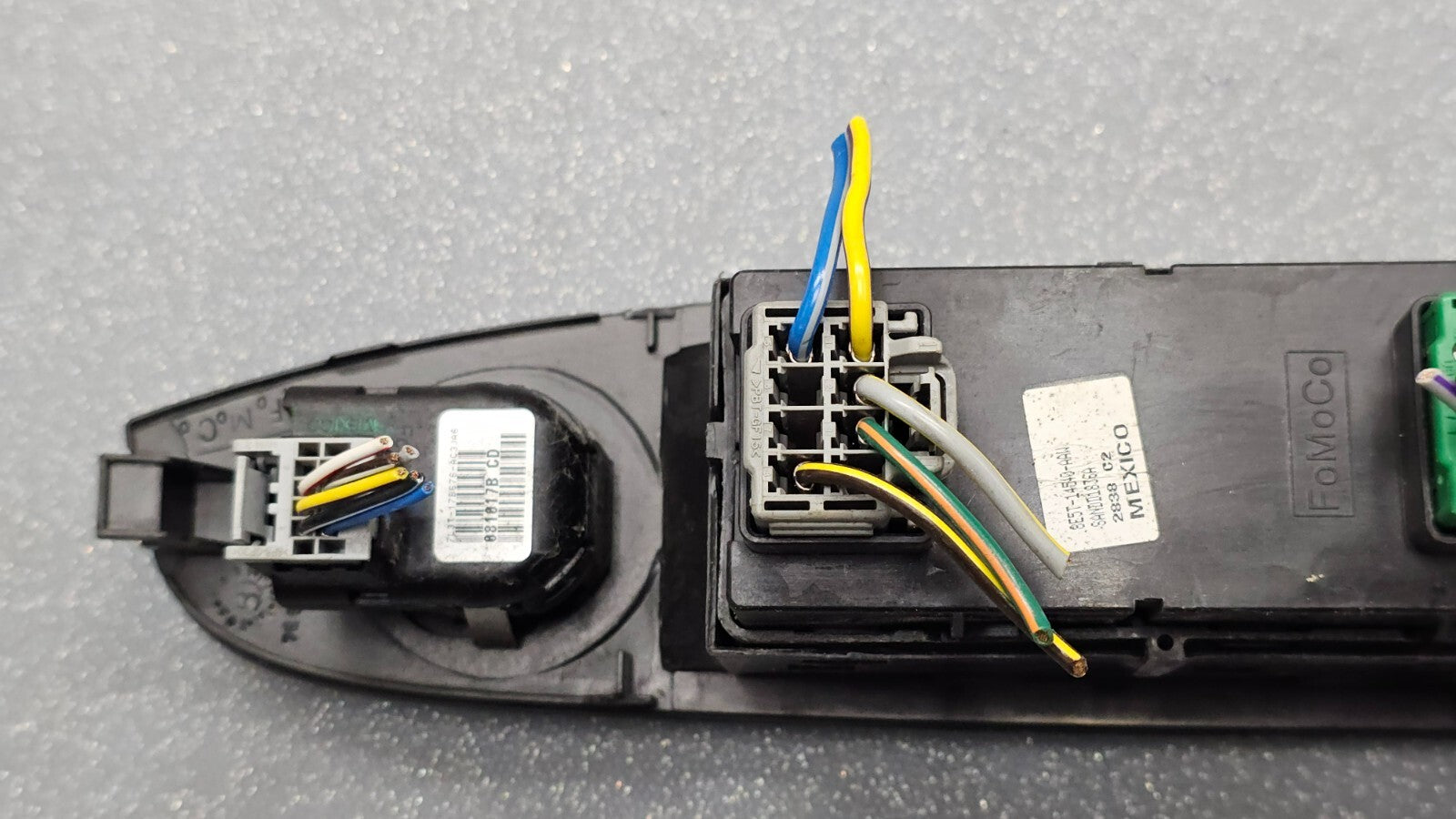 12-18 Focus Escape Front Left Driver Master Power Window Switch Regulator Black