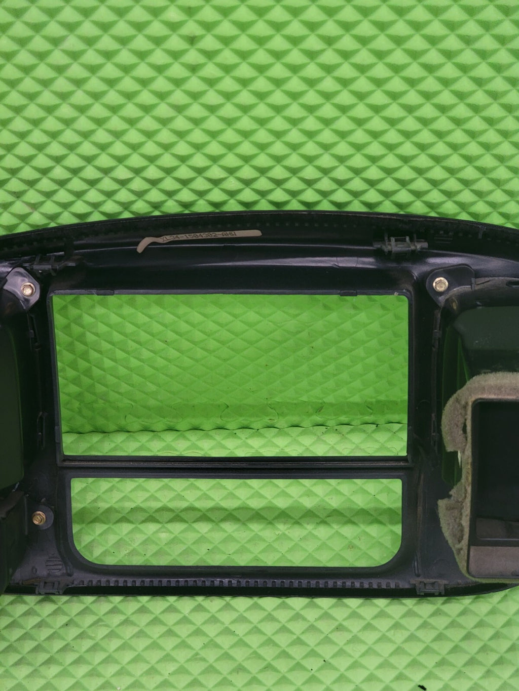 🔥97-03 Ford F150 Center Dash Radio Climate BEZEL Trim Panel🔴AIRBG Line Gray B1