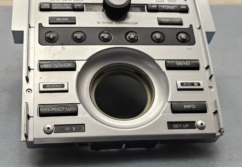 🔥05-08 Acura RL Radio Stereo MP3 DVD 6 Disc Cd Player Climate Control Silver