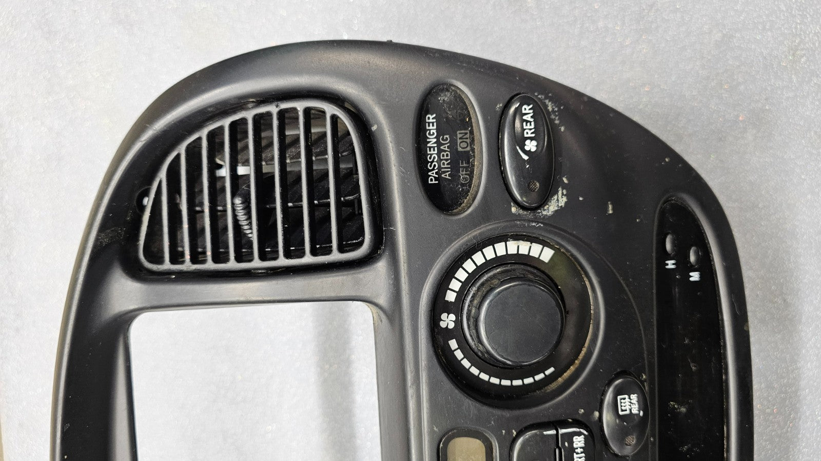 01-04 Sequoia Center Dash Radio Climate Control Surround Bezel Trim  Black OEM