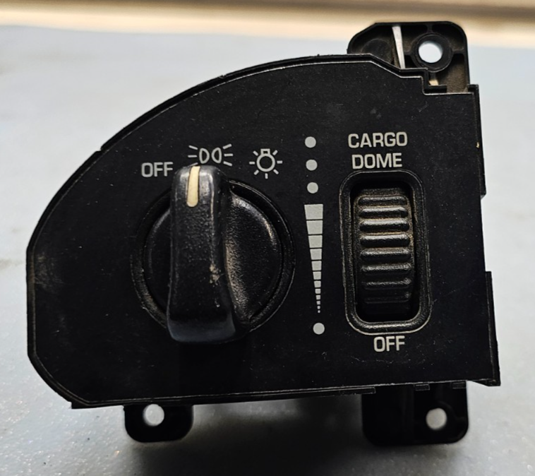 🔥98-01 Dodge Dakota Ram 1500 2500 3500 Headlight Lamp Dimmer Switch BLACK OEM