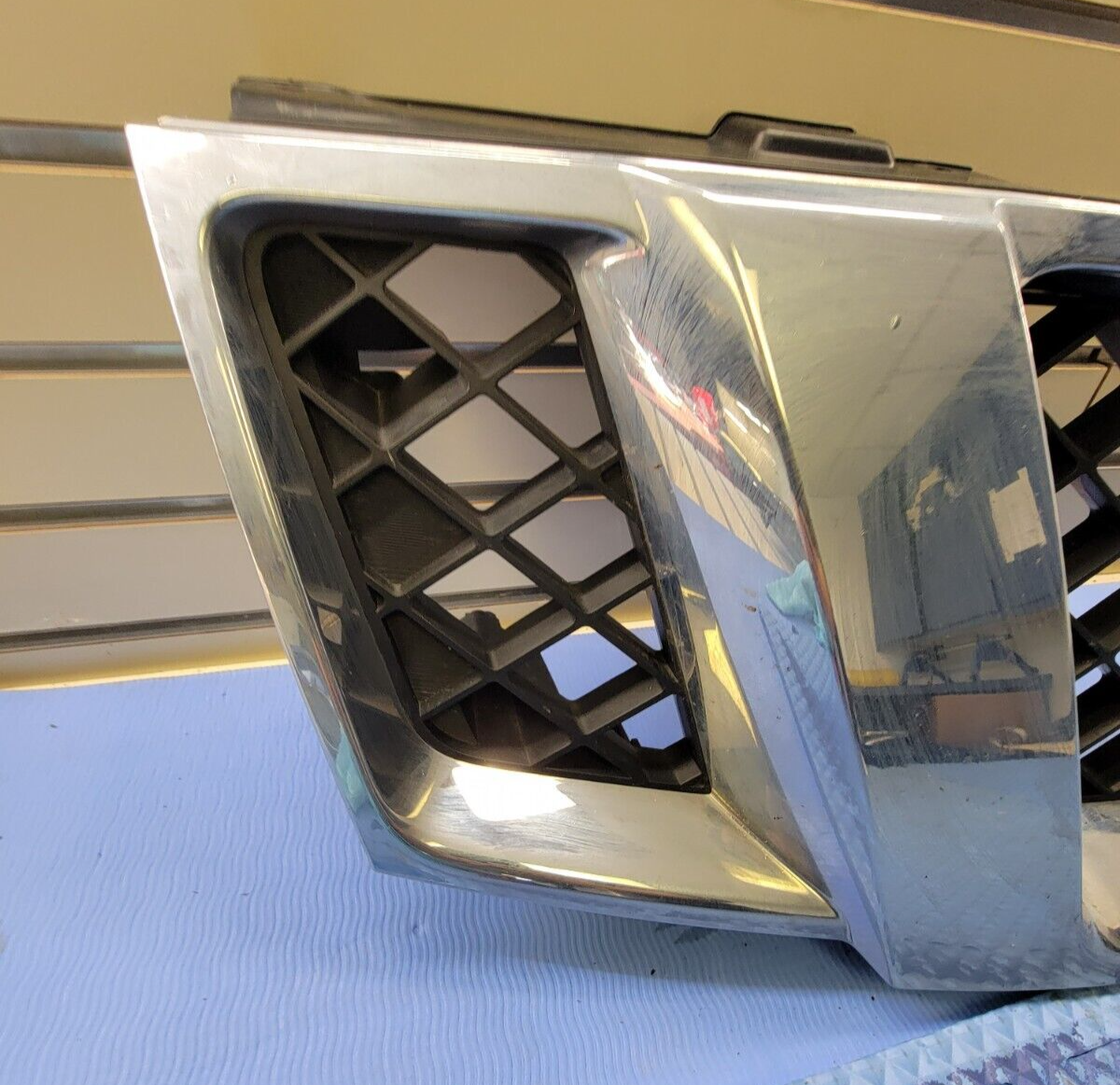 🔥08-12 NISSAN PATHFINDER FRONT GRILLE ASSEMBLY COVER INSERT MOLDING CHROME OEM