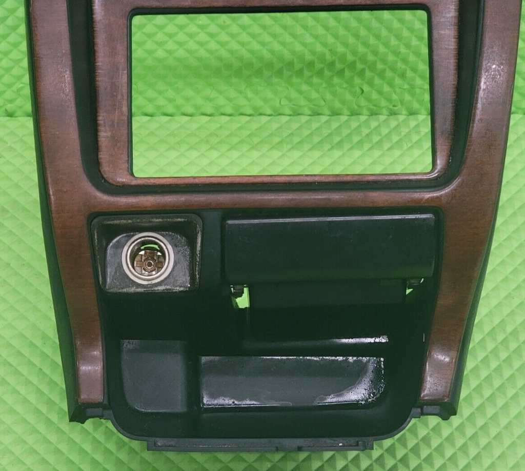 🔥96-99 Toyota 4Runner Center Dash Radio Stereo Display Climate Bezel Wood B56